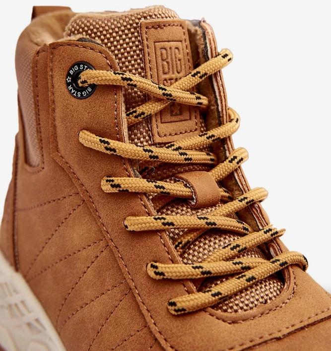 Vaikiški šilti trekingo batai Trappers Camel Big Star MM374202
