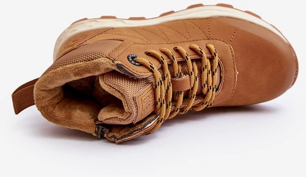 Vaikiški šilti trekingo batai Trappers Camel Big Star MM374202