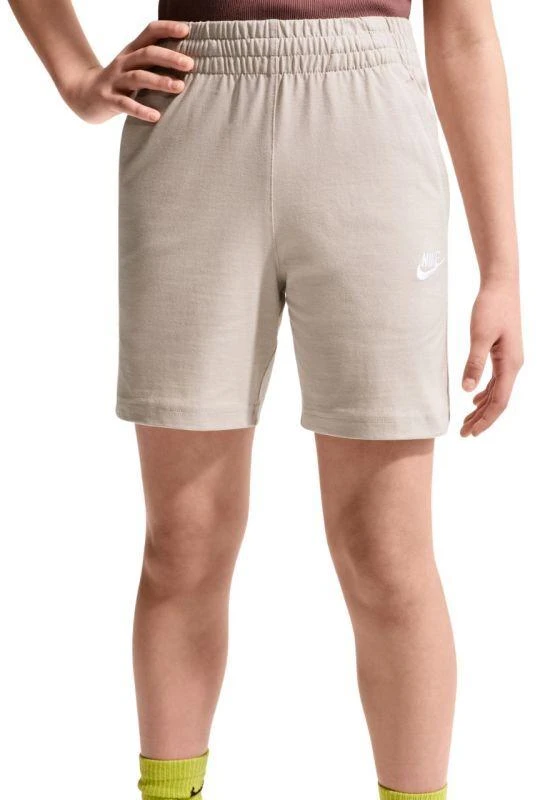 Vaikiški šortai Nike Sportswear Club, kreminės spalvos, FZ5512 236