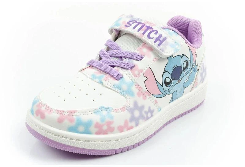 Vaikiški sportiniai bateliai „Leomil“ su „Stitch“ motyvais, patogūs, lengvi, užsegami „Velcro“ lipdukais