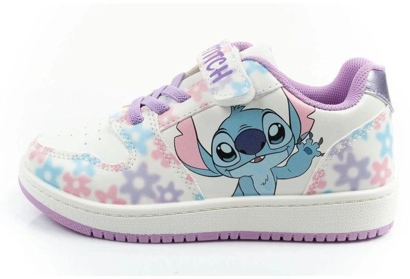 Vaikiški sportiniai bateliai „Leomil“ su „Stitch“ motyvais, patogūs, lengvi, užsegami „Velcro“ lipdukais