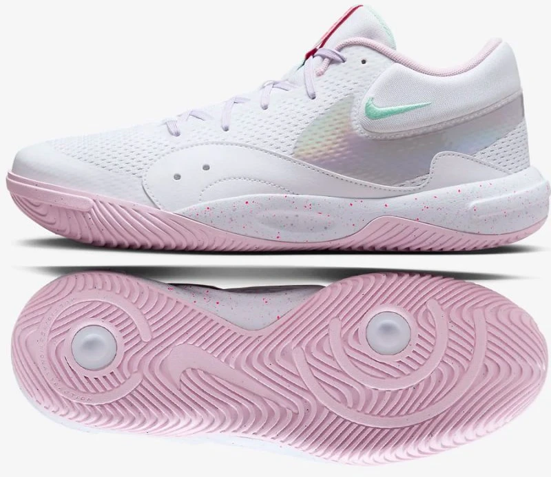Vaikiški sportiniai bateliai Nike HyperQuick SE Jr, balti ir rožiniai