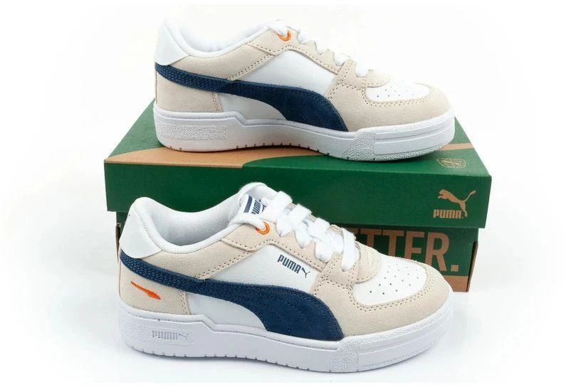 Vaikiški sportiniai bateliai Puma CA Pro Remix PS, smėlio spalvos, odiniai, unisex