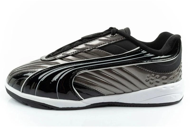 Vaikiški sportiniai bateliai Puma V-S2 Goalgetter, madingi, sidabrinės spalvos