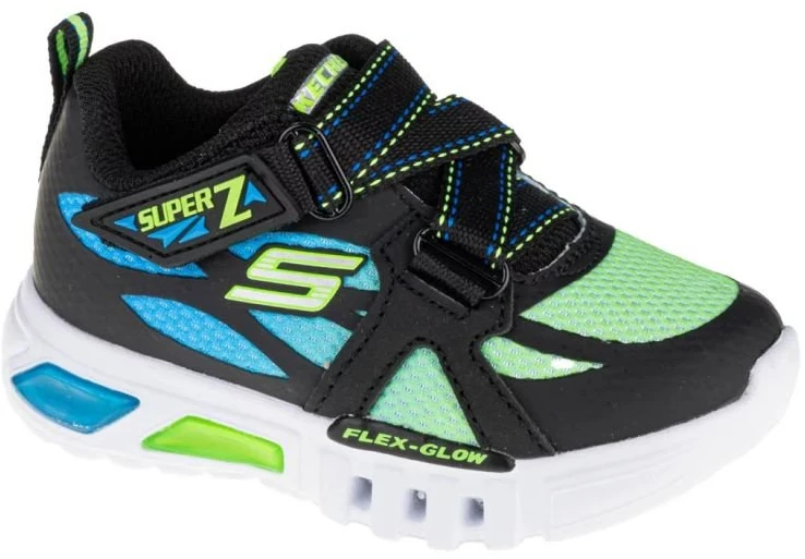 Vaikiški sportiniai bateliai Skechers Flex-Glow Lowex, juodi