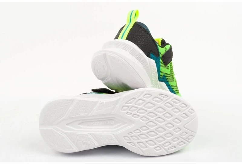 Vaikiški sportiniai bateliai Skechers Meteor-Lights LED, juodi