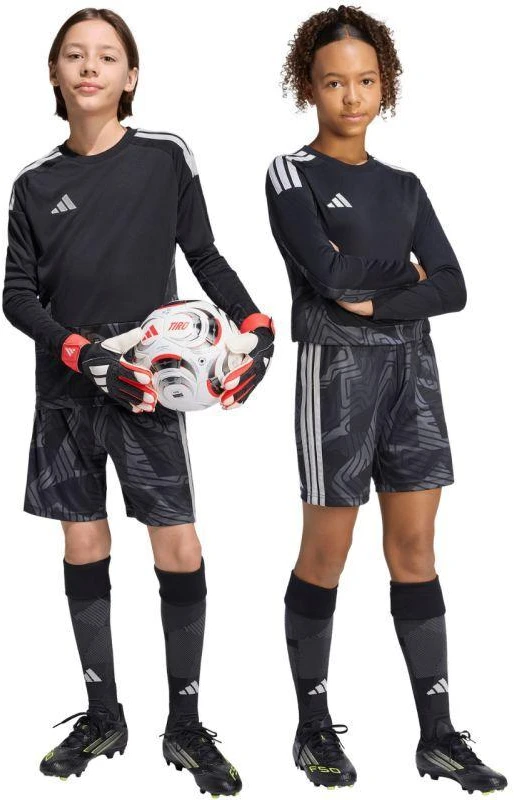 Vaikiški vartininko šortai adidas Tiro 26 Competition, juodos ir pilkos spalvos, KC5468