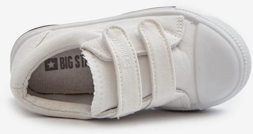 Vaikiški Velcro sportbačiai Big Star Balti