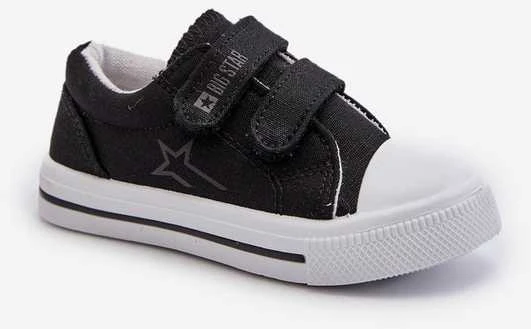 Vaikiški Velcro tipo bateliai Big Star juodi