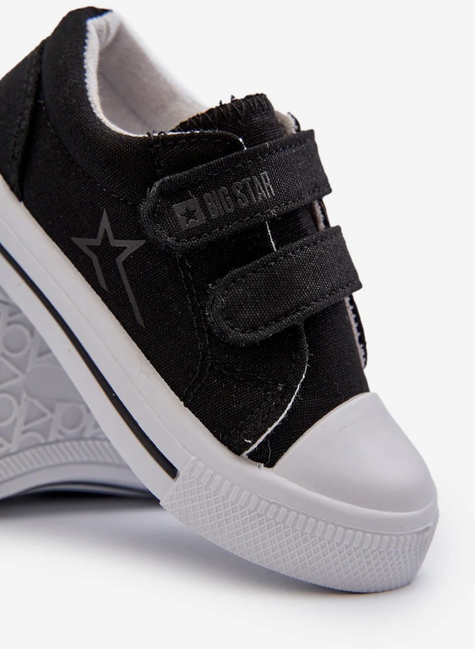 Vaikiški Velcro tipo bateliai Big Star juodi