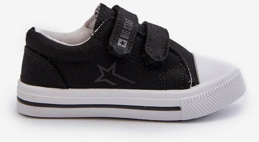 Vaikiški Velcro tipo bateliai Big Star juodi