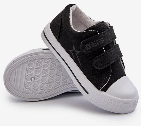 Vaikiški Velcro tipo bateliai Big Star juodi