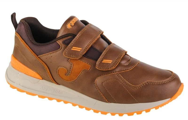 Vaikiški žemo profilio batai su lipukais Joma 800, rudi