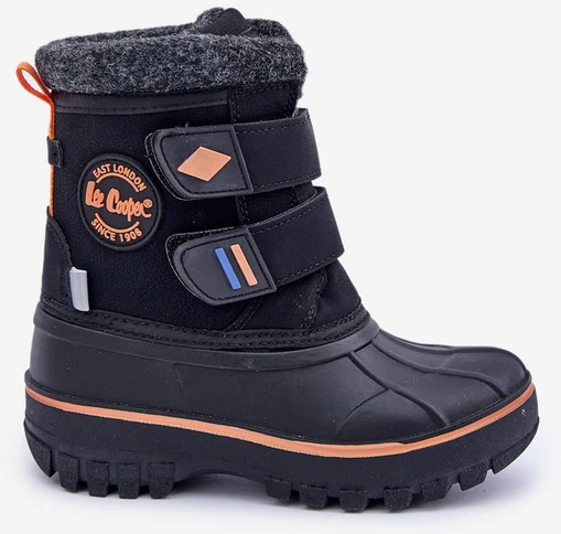 Vaikiški žieminiai batai su velcro Lee Cooper LCJ 2865K juodi