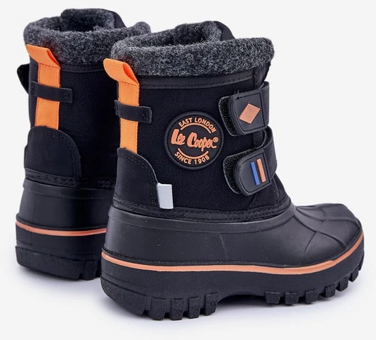 Vaikiški žieminiai batai su velcro Lee Cooper LCJ 2865K juodi