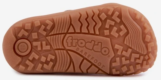 Vaikiškos barefoot šlepetės Froddo, smėlio spalvos