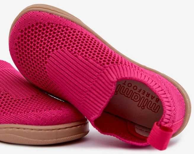 Vaikiškos barefoot šlepetės Milami, fuksijos spalvos