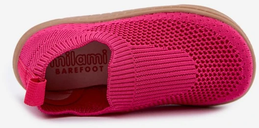 Vaikiškos barefoot šlepetės Milami, fuksijos spalvos
