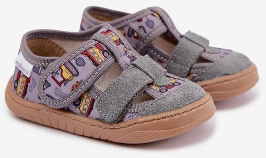 Vaikiškos barefoot šlepetės Milami, pilkos