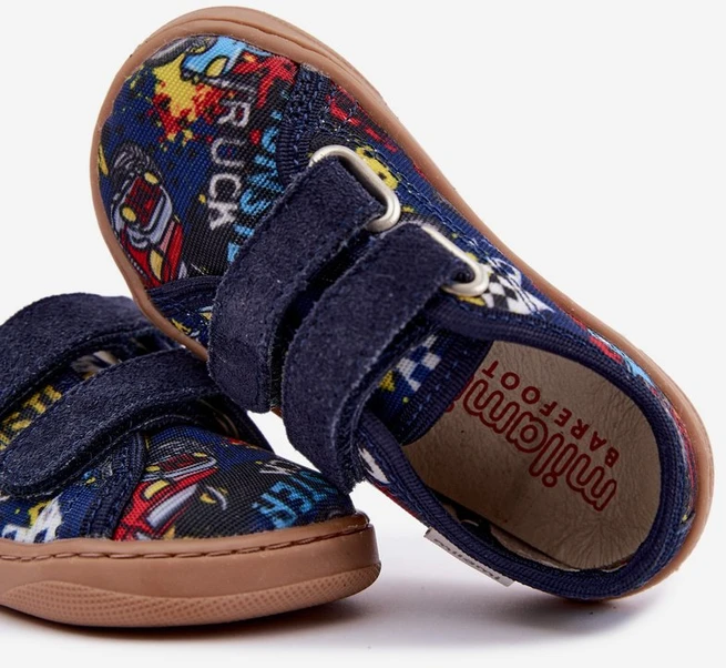 Vaikiškos barefoot šlepetės Milami, tamsiai mėlynos