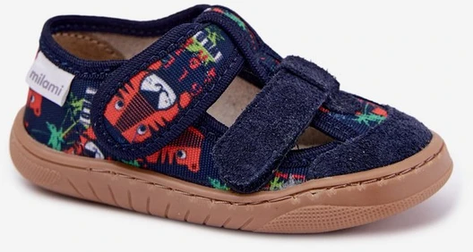 Vaikiškos barefoot šlepetės Milami, tamsiai mėlynos