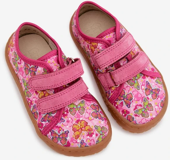 Vaikiškos barefoot šlepetės, rožinės Froddo