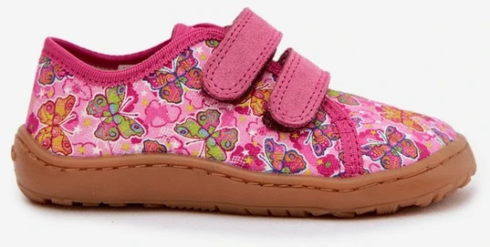 Vaikiškos barefoot šlepetės, rožinės Froddo