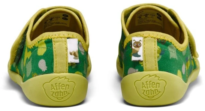 Vaikiškos barefoot tipo šlepetės Affenzahn Movy Caterpillar