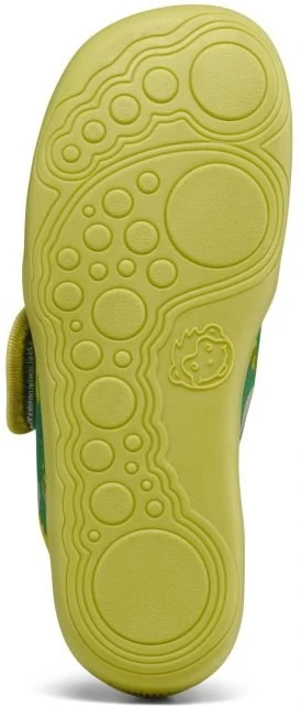 Vaikiškos barefoot tipo šlepetės Affenzahn Movy Caterpillar