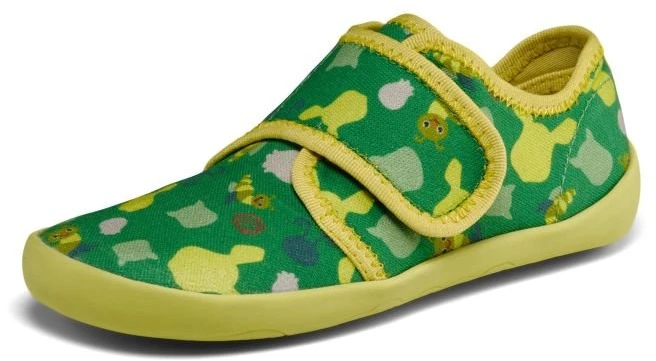 Vaikiškos barefoot tipo šlepetės Affenzahn Movy Caterpillar