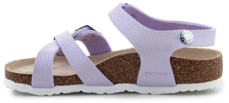 Vaikiškos basutės Birkenstock Kumba Shiny Lizard, violetinės
