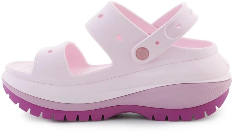 Vaikiškos basutės Crocs Classic Mega Crush, hortenzijų spalvos