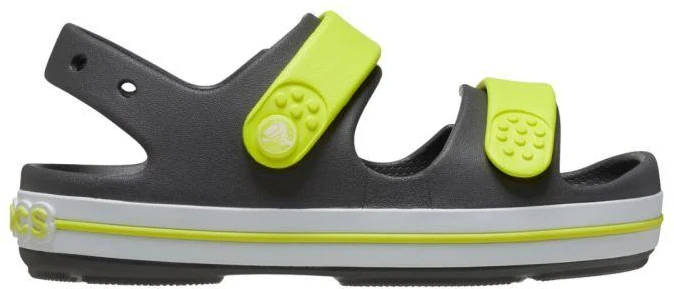 Vaikiškos basutės Crocs Crocband Cruiser, grafito ir geltonos spalvos, 209423 1NJ