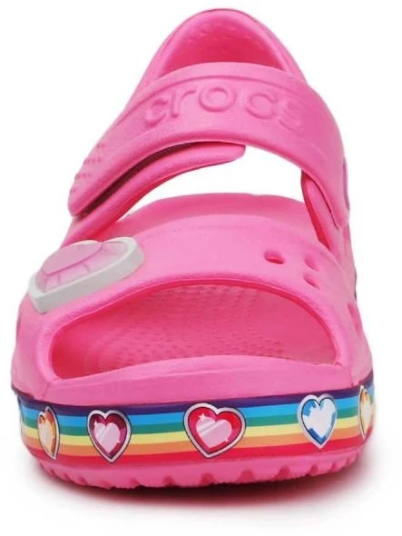 Vaikiškos basutės Crocs Fun Lab Rainbow Sandal, rožinės