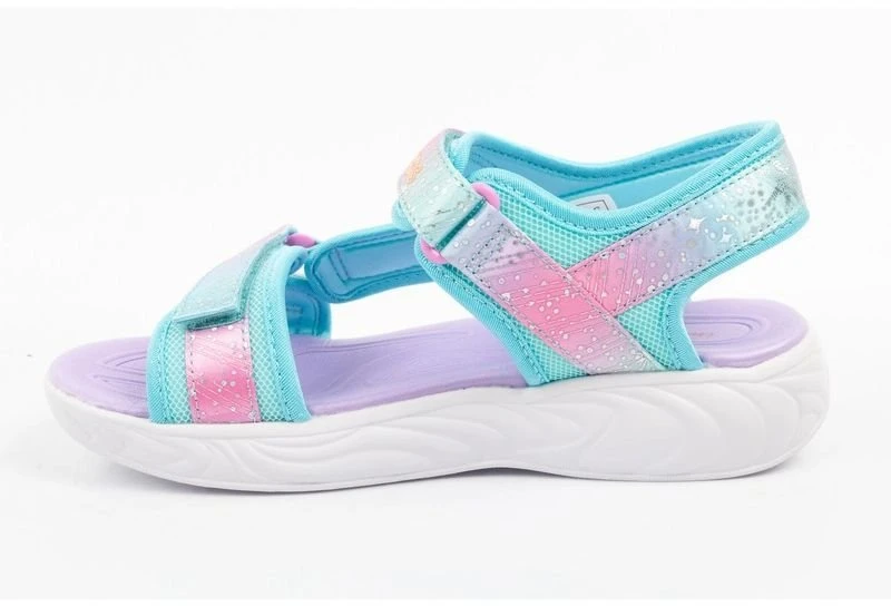 Vaikiškos basutės Skechers Unicorn Dreams su LED, rožinės