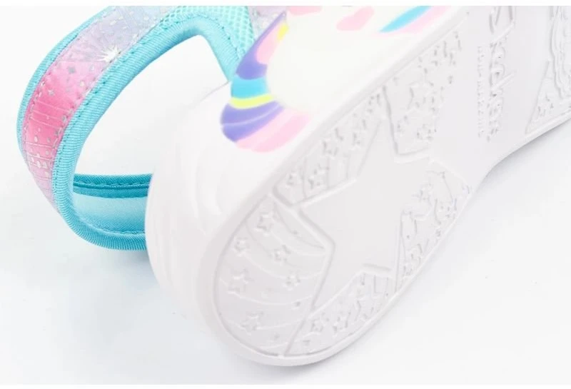 Vaikiškos basutės Skechers Unicorn Dreams su LED, rožinės