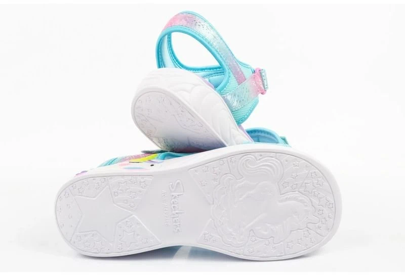Vaikiškos basutės Skechers Unicorn Dreams su LED, rožinės