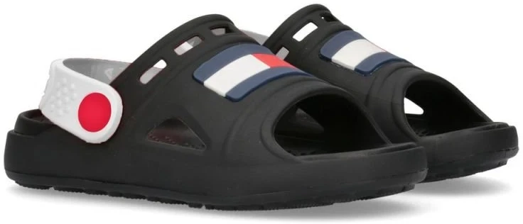 Vaikiškos basutės su kontrastiniu kulno dirželiu Tommy Hilfiger