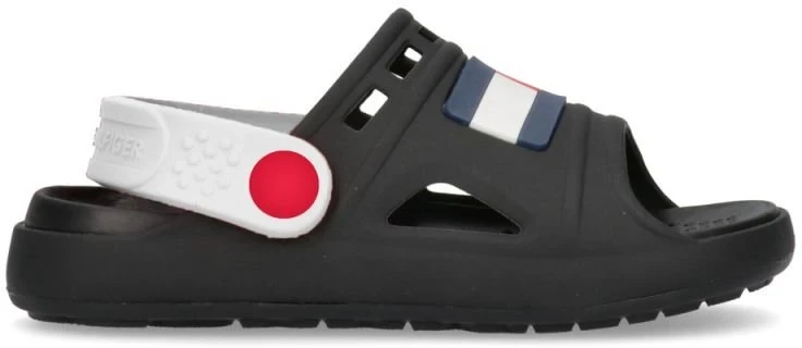 Vaikiškos basutės su kontrastiniu kulno dirželiu Tommy Hilfiger