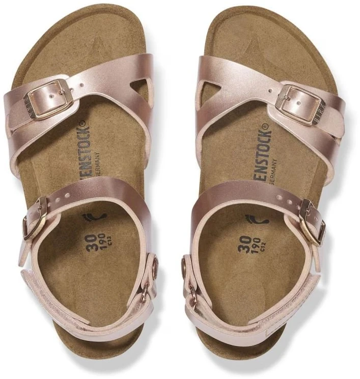 Vaikiškos basutės su kulno dirželiu Birkenstock Rio AS