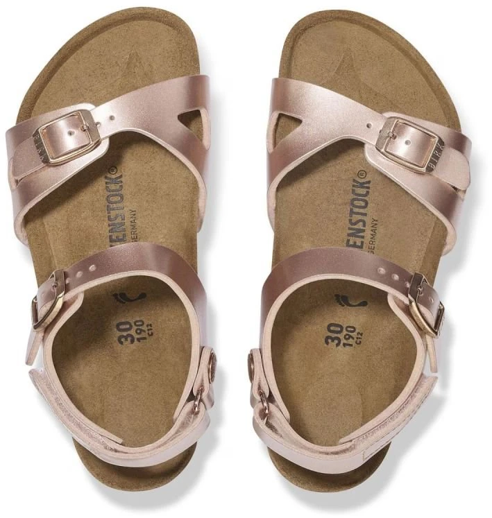 Vaikiškos basutės su kulno dirželiu Birkenstock Rio AS