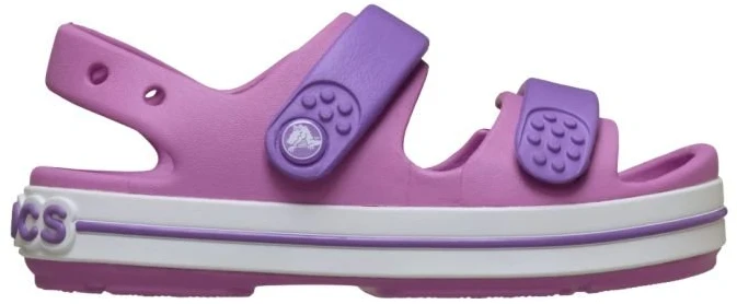 Vaikiškos basutės su lipukais Crocs Crocband Cruiser, violetinės