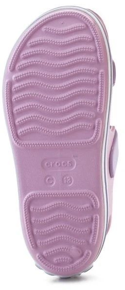 Vaikiškos basutės su reguliuojamais lipukais Crocs Crocband Cruiser, violetinės