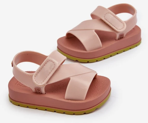 Vaikiškos basutės su ZAXY Velcro užsegimu, LL385002, šviesiai rausvos