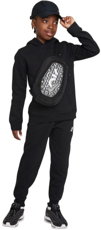 Vaikiškos kelnės Nike Club Fleece, juodos spalvos, FD3019 010