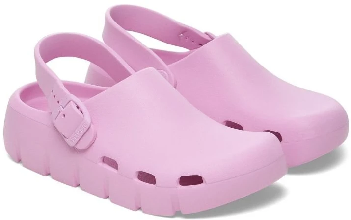 Vaikiškos klumpės Birkenstock Birki-Flow, rožinės