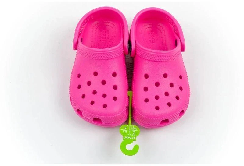 Vaikiškos klumpės Crocs Classic Clog T, rožinės, patogios ir stilingos