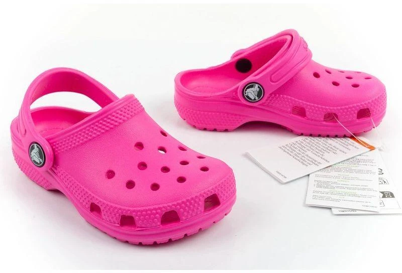 Vaikiškos klumpės Crocs Classic Clog T, rožinės, patogios ir stilingos
