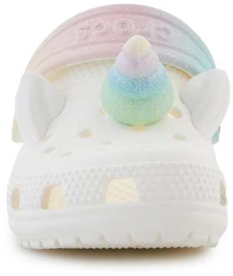 Vaikiškos klumpės Crocs Classic I AM Rainbow Unicorn, kreidos