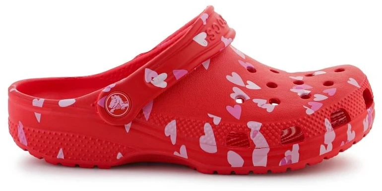 Vaikiškos klumpės Crocs Classic Vday, raudonos